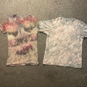 Foggy tie dye bleach dye hi high